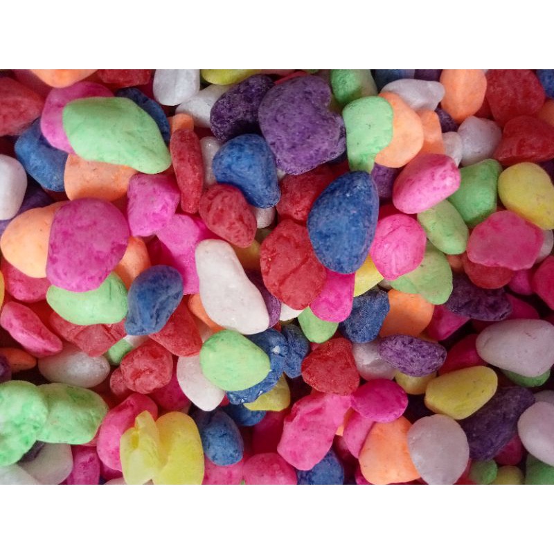 batu taiwan impor / batu warna warni / batu hiasan aquarium / batu taiwan