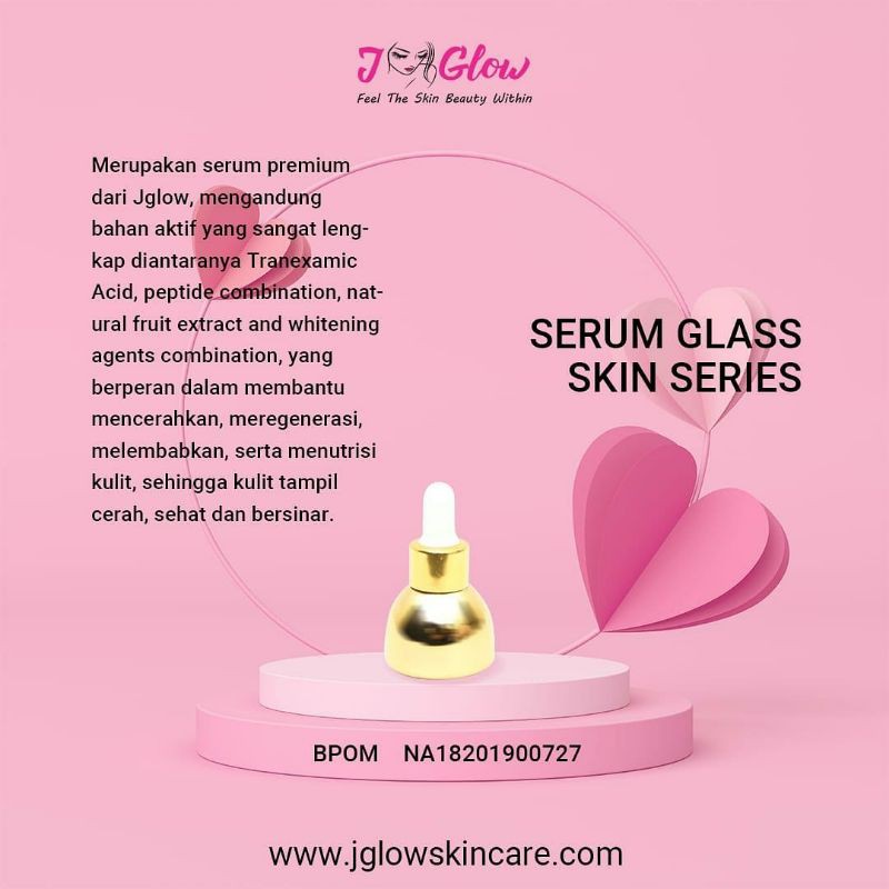 J GLOW SERUM GLASSKIN | SERUM GLOWING INSTAN MAKSIMAL