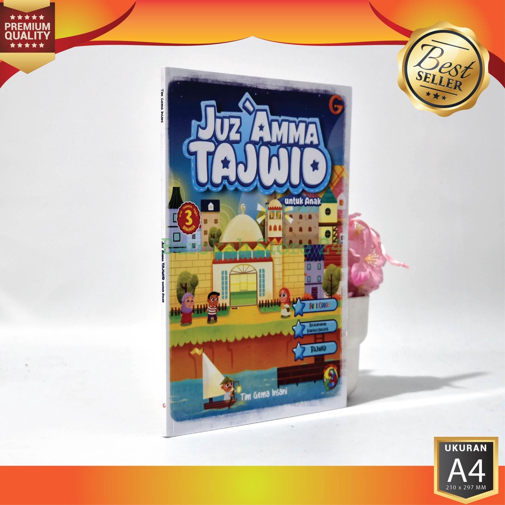 Juz Amma Tajwid Untuk Anak Full Color / Juz Amma For Kids Terjemah Tajwid Warna / Juz Amma Terjemaha