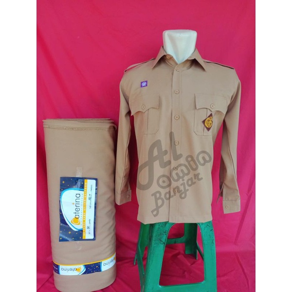 baju pramuka PDH muslim muslim