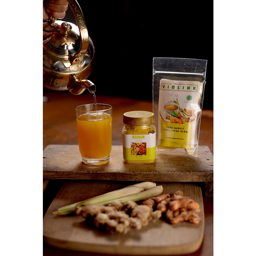 

Jamu Jahe Temulawak Kunyit Sereh II Immune Booster Herbal