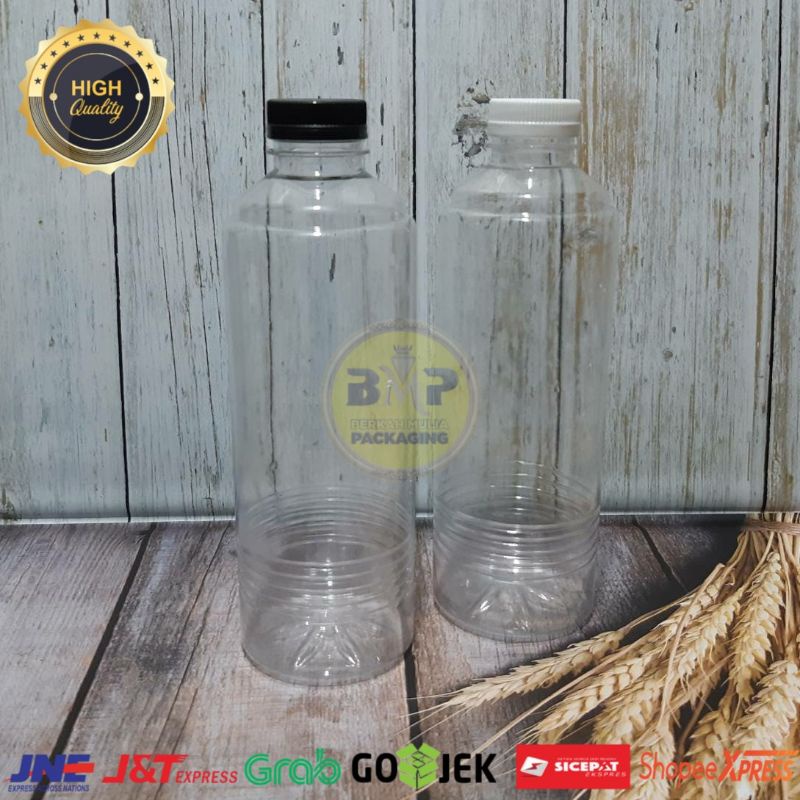 Botol Almond 500ml / Botol Plastik 500ml Botol Madu 500ml Botol Kopi 500ml