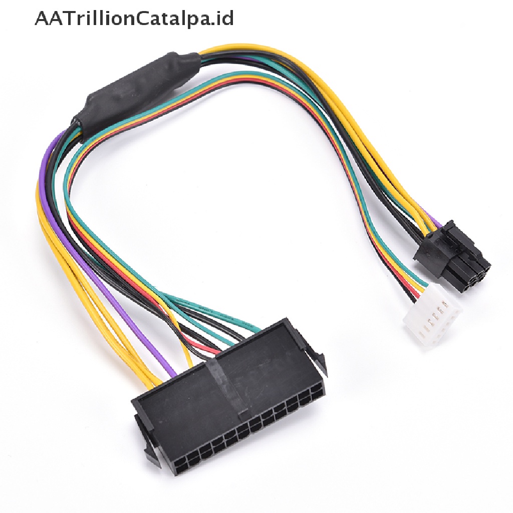 Aatrillioncatalpa Kabel Adapter Utama 24-Pin Ke 6-Pin PCI-E PSU Power 18AWG HP Z230