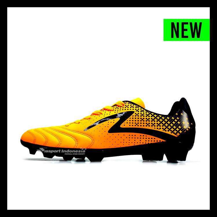 PRODUK BAIK SEPATU BOLA SPECS STARDUST 19 FG BLACK MANGO ORANGE - ORANGE, 41 PRODUK KEREN