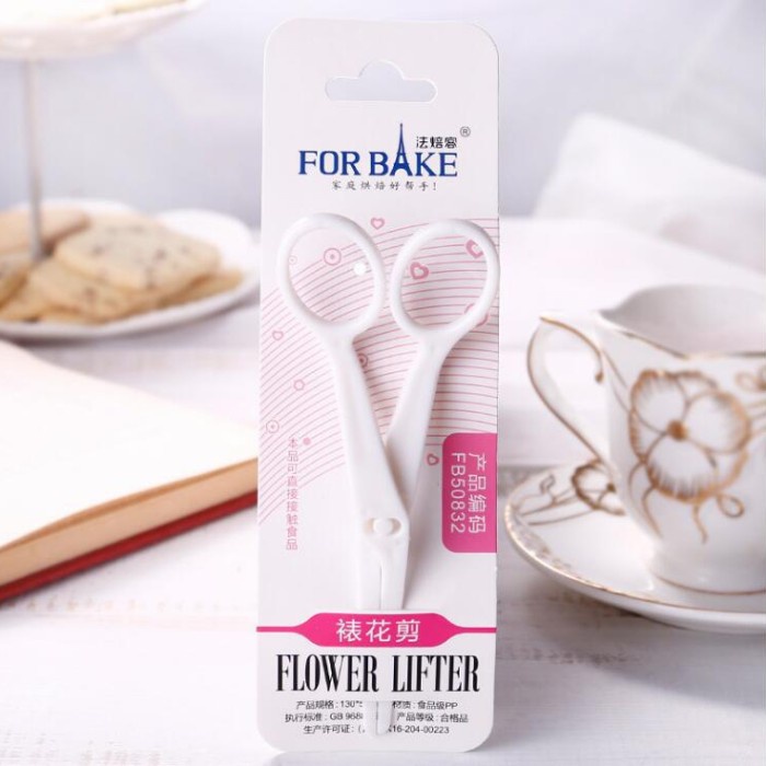 forbake cake decor flower lifter / gunting hias kue tart