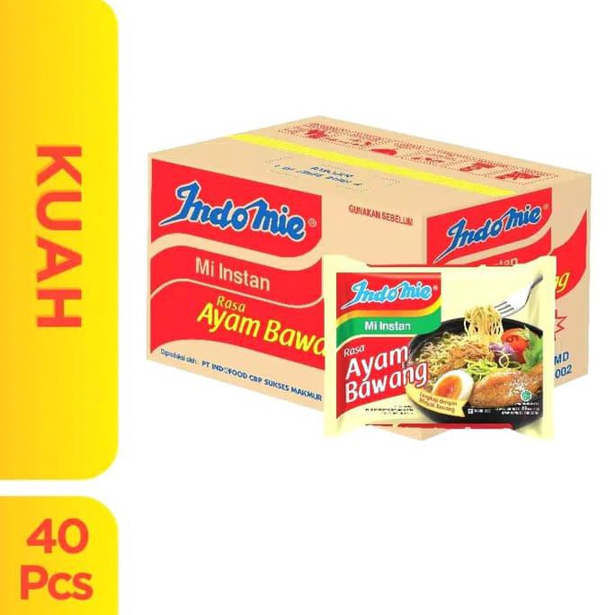 

Terlaris# Indomie Ayam Bawang 1 Dus Karton Isi 40 Pcs