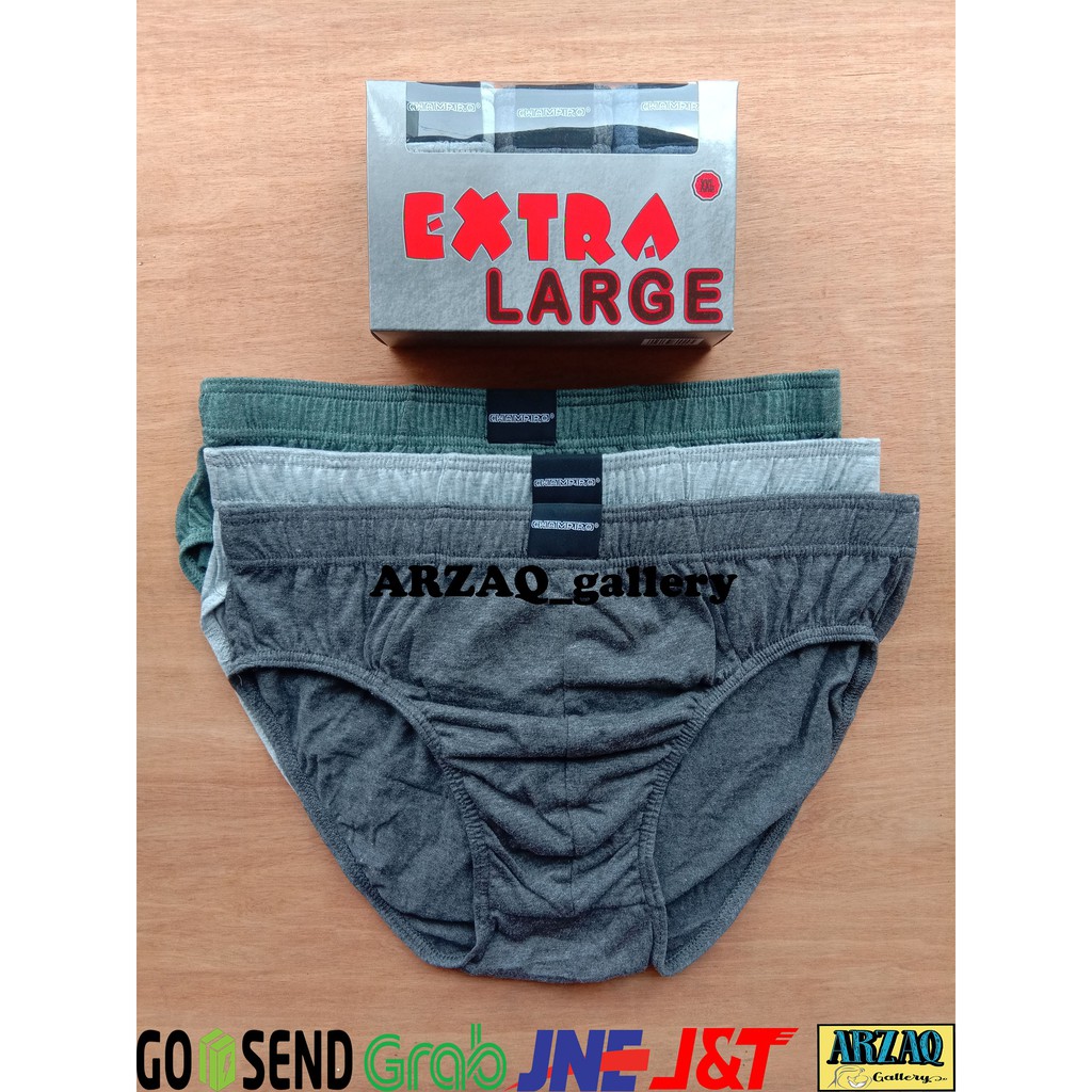 3 pcs Celana dalam pria jumbo CHAMPIRO CD laki laki 3 pcs Celana dalam pria jumbo CHAMPIRO CD laki laki