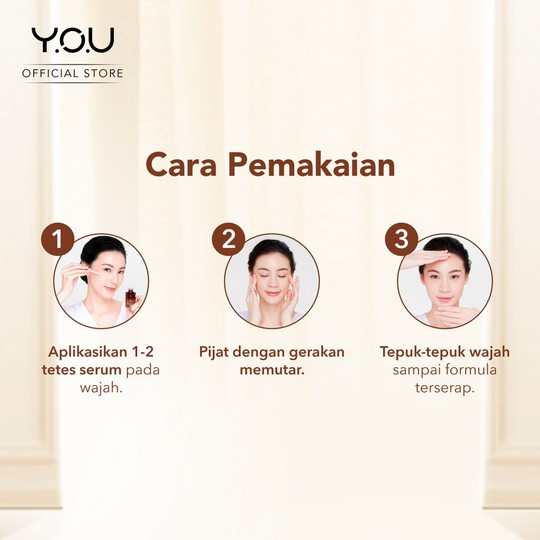 ⭐BAGUS⭐Y.O.U GOLDEN AGE SERIES | Refining Serum | Essence Day Night Cream Eye Cream YOU