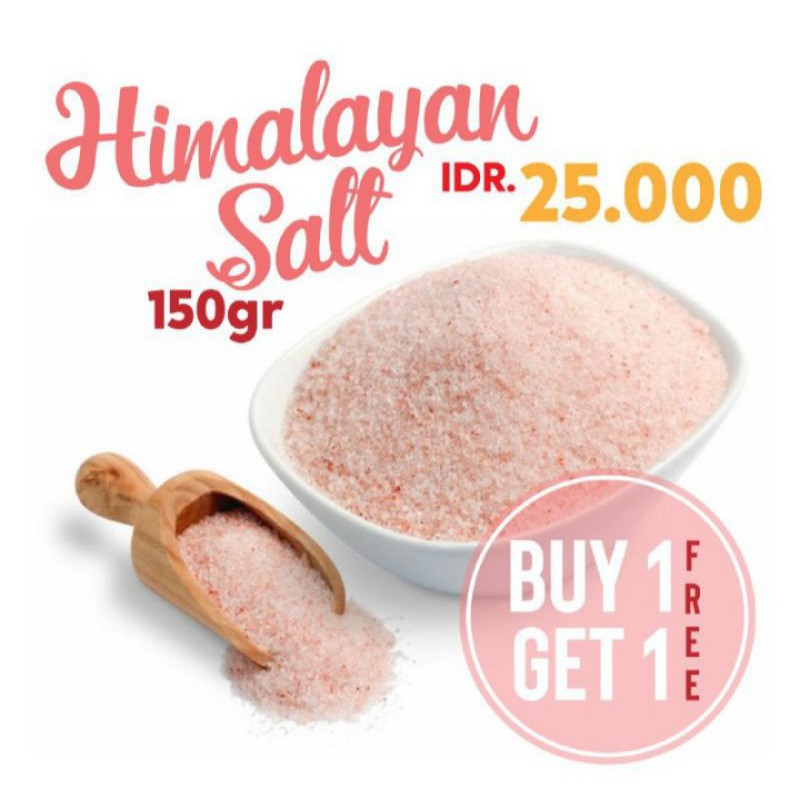 

Garam Himalaya Pink Salt 150gr Sehat Semarang