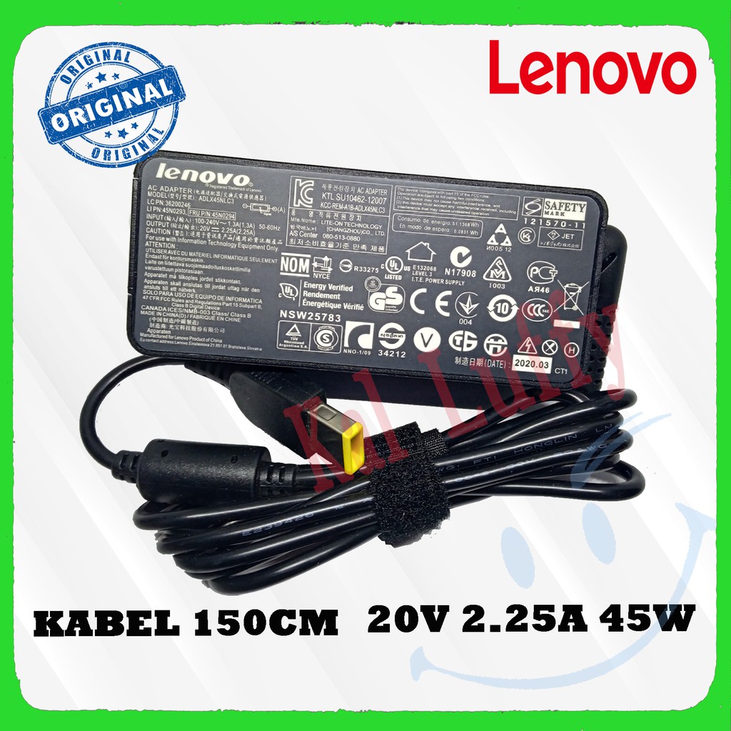 Charger Laptop Lenovo Original G40 45 G400 G40-30Thinkpad