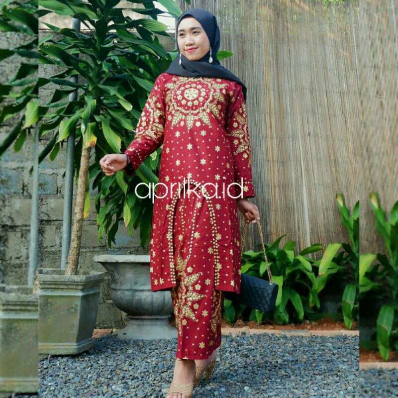 baju pesta songket palembang matahari baju kondangan baju tunangan