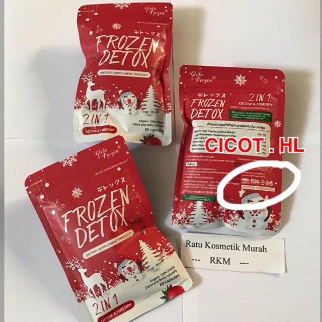 Ready Frozen Detox Bersertifikat Sudah Ada Cicot Halal