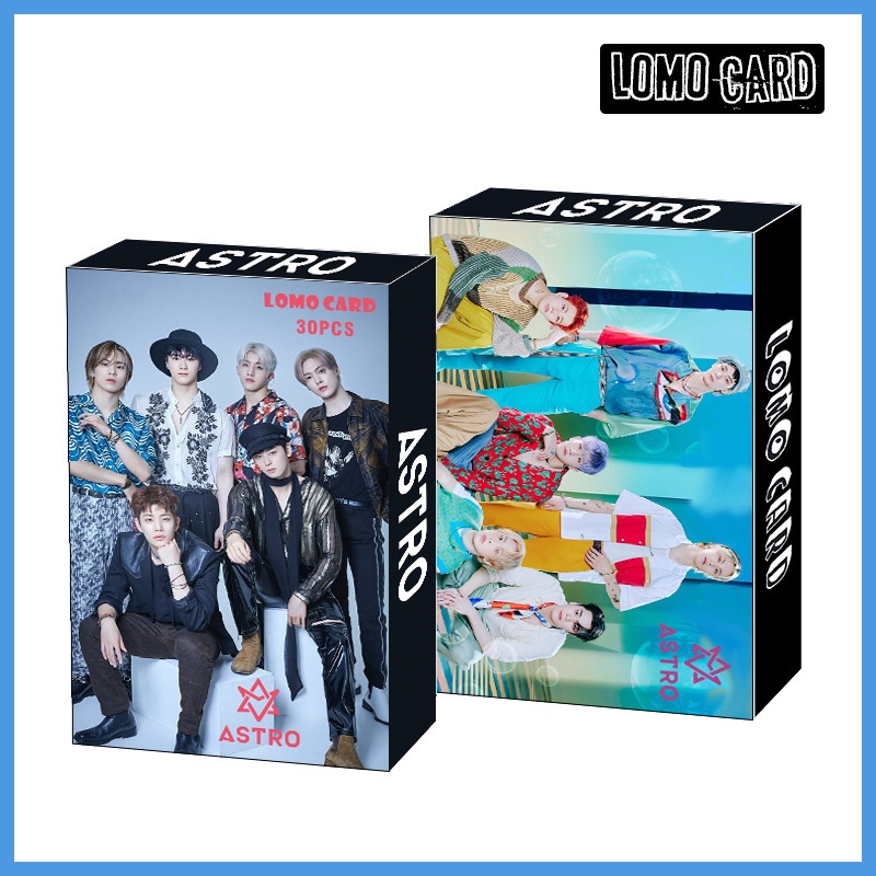 30pcs / set Kartu LOMO Foto Kpop ATEEZ ASTRO TWICE