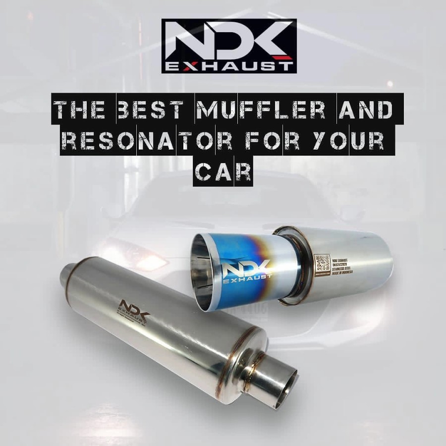 Knalpot mobil racing NDK DK 03 V3 + Resonator Prestige