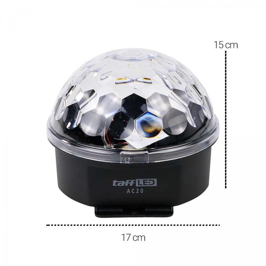 TaffLED Lampu Proyektor LED Crystal Magic Ball Disco Light 20W - AC20