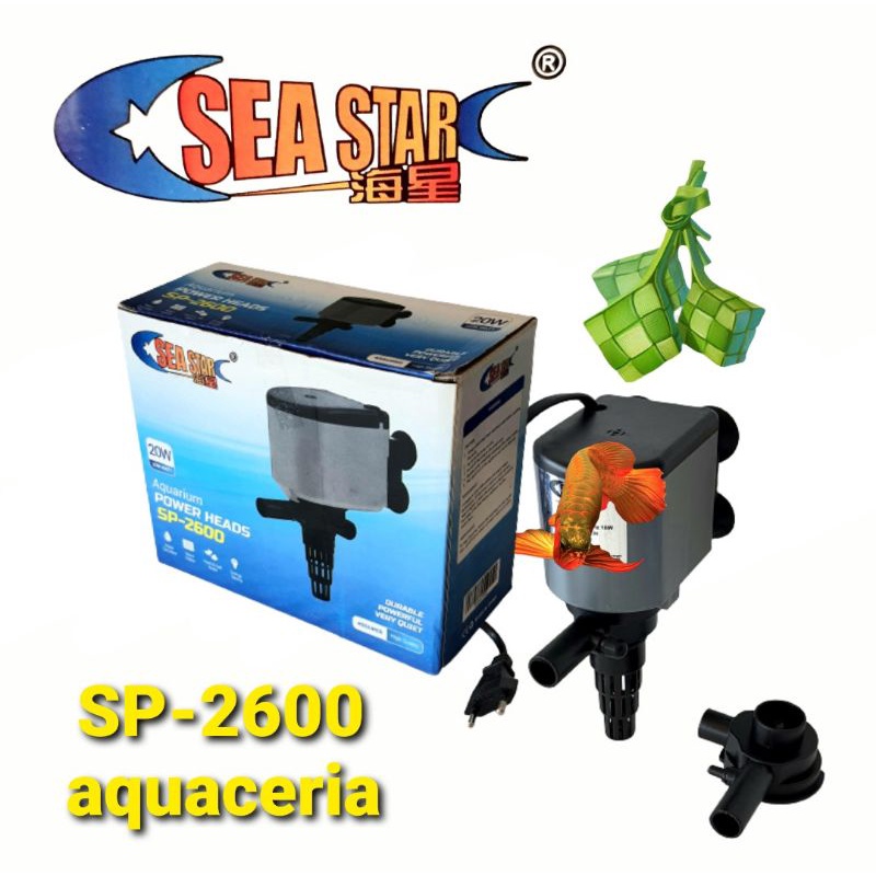 SEA STAR SP-2600 POMPA CELUP AQUARIUM MESIN AQUARIUM POWER HEAD SP 2600