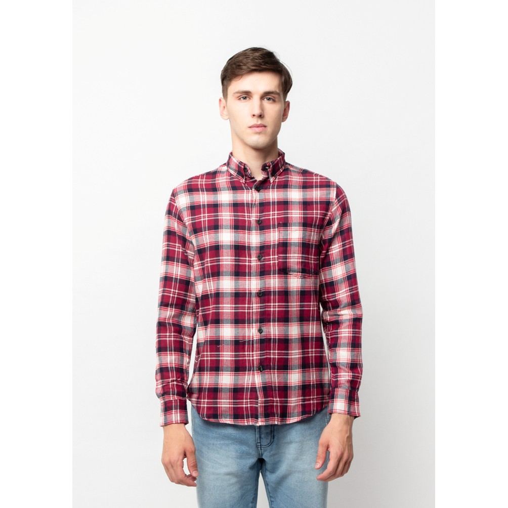 

Erigo Flannel Fukuyo Red