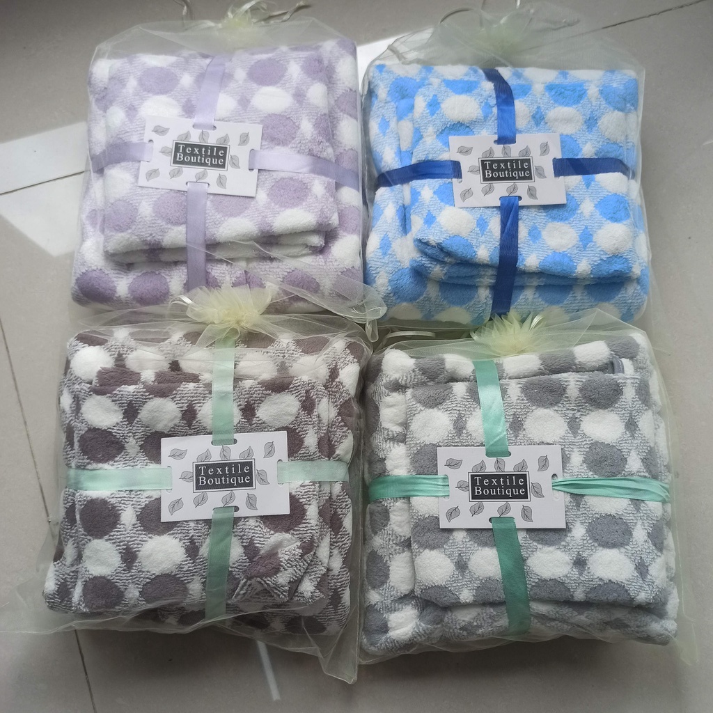 Handuk Set 2 IN 1 Serbaguna / HANDUK HAMPERS 2 IN 1 HALUS LEMBUT HAMPER SOUVENIR TEXTILE BOUTIQUE