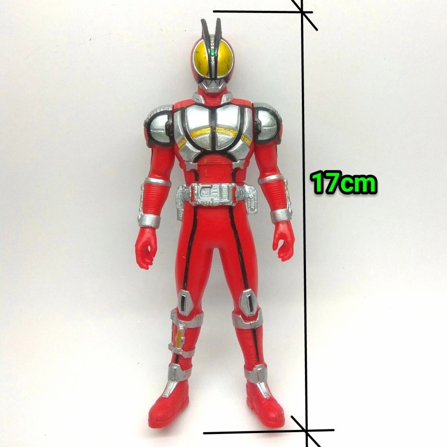 RHS MASKED KAMEN RIDER FAIZ 555 BLASTER FORM RED MERAH LUS ORI BANDAI  bukan SHF dx