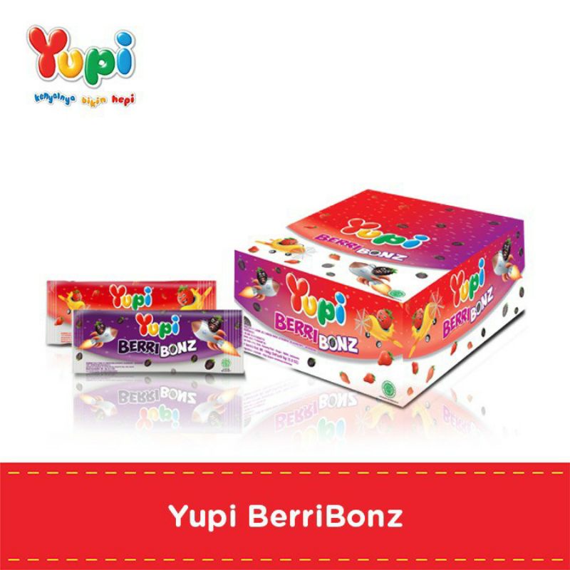 Jual Permen Yupi Berri Bonz 1 Box Isi 24 Pcs Shopee Indonesia