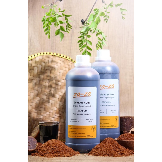 

Gula Aren Cair Campuran Kopi - 100 % Arenga Palm Sugar 1000 ml