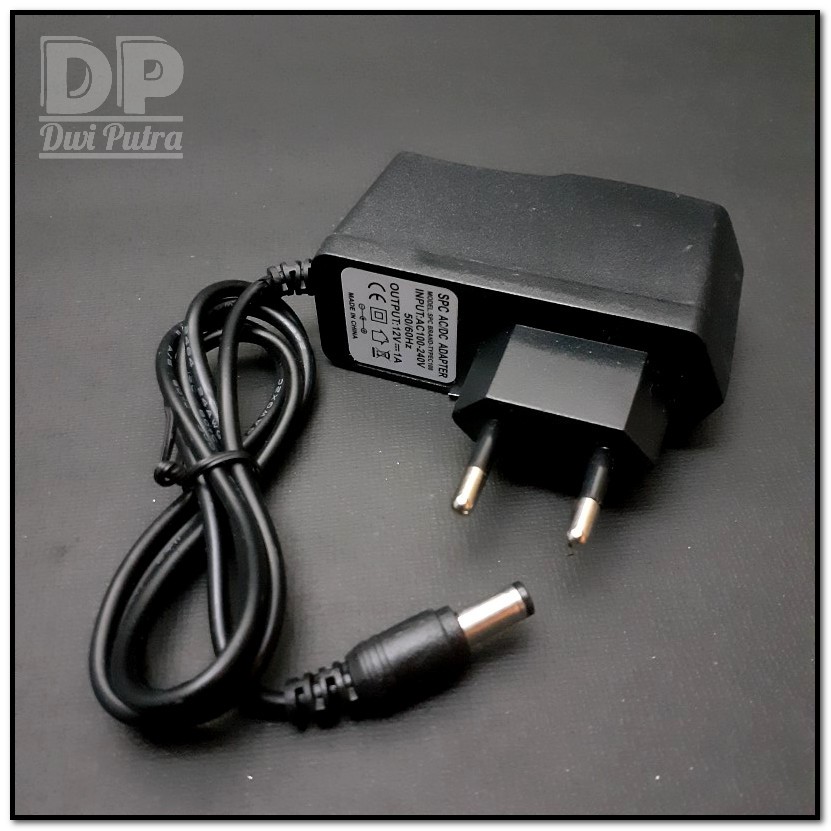 ADAPTOR DC 12V REAL 1A  // UNIVERSAL POWER SUPPLY FOR LED CCTV STRIP