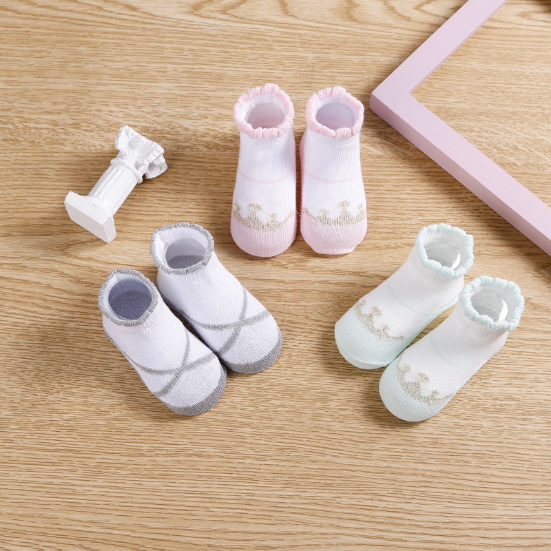 Satu set （5pcs） Kaos Kaki Bayi Newborn Laki-Laki / Perempuan