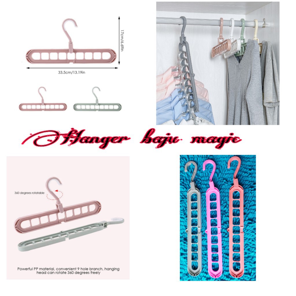 Hanger baju magic / gantungan baju magic