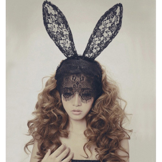 Bando Telinga / Kuping Kucing Hitam wanita / perempuan / anak