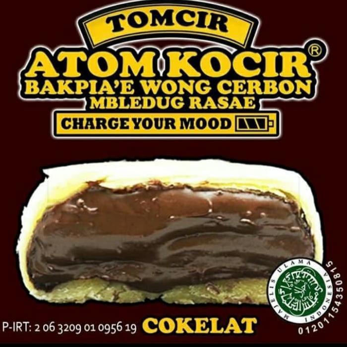 

HJI Tomcir Atom Kocir Cokelat Bakpia Cirebon 1 pack isi 5❊ (Ready Stok)Pasti murah ➛