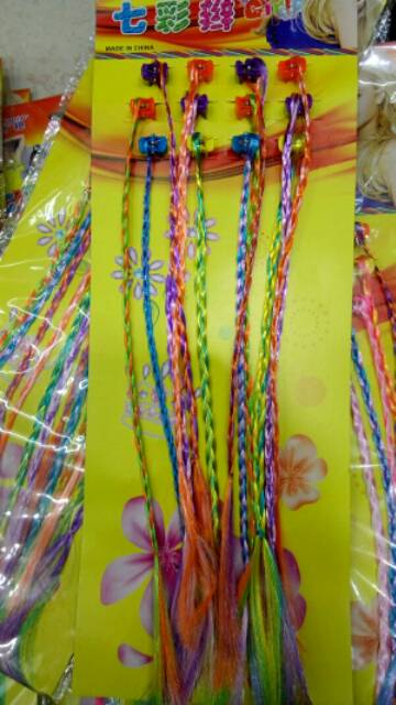 Rambut Palsu Rainbow Dash My Little Pony Warna Random