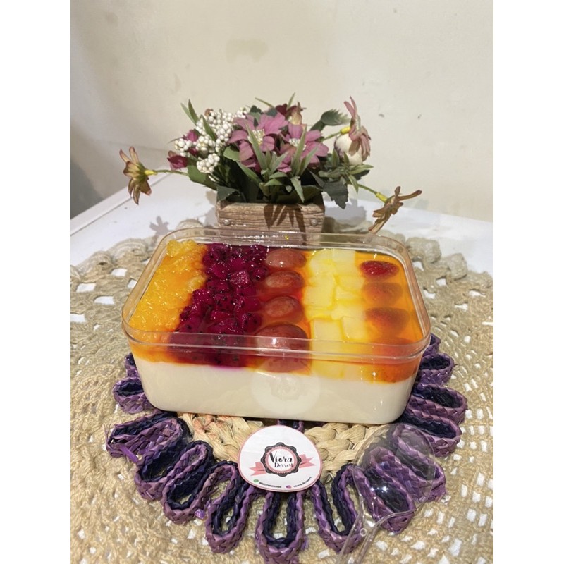 

PUDING SUSU SUTRA WITH MANGO SYRUP ENAK PREMIUM SEGAR READY SIAP KIRIM BANDUNG NATA DE COCO BUAH