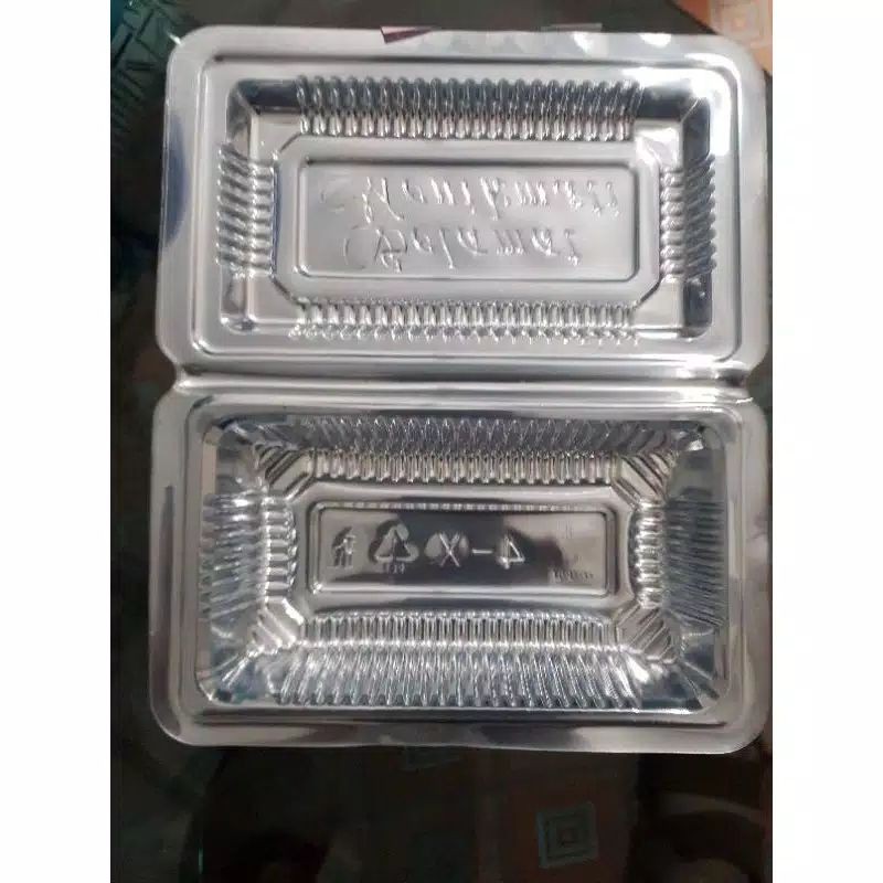 Mika kue Ukuran 4X/mika makanan/mika jajan pasar/ mika Bening tempat nasi kuning/ mika kotak plastik