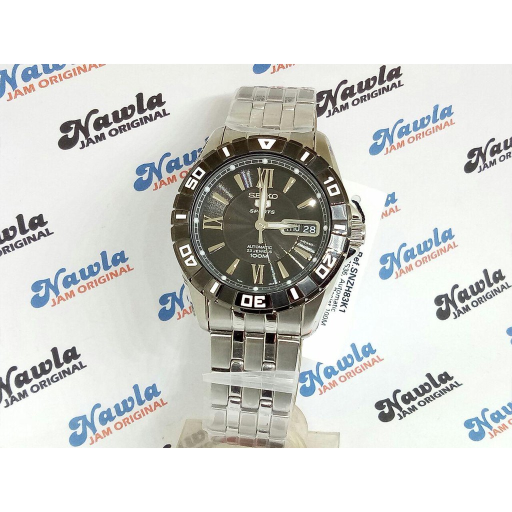 Seiko 5 Sports SNZH83K1 Automatic Black Dial - Jam Tangan Pria SNZH83