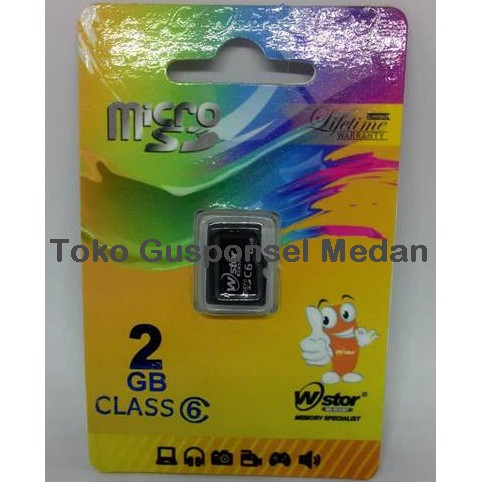 Micro Sd 2gb C6 Wstor Garansi