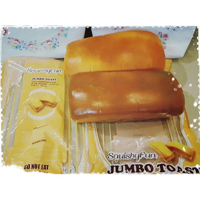 jumbo toast by squishy fun (replika cutie creative soft loaf)