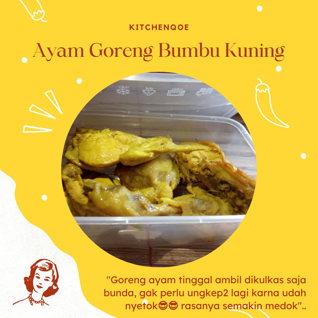 

Ayam Ungkep FROZEN Bumbu Kuning 1/2 Ekor ( 5 pcs )
