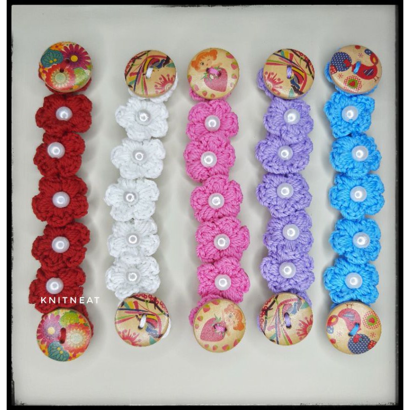 Konektor masker rajutan/pengait masker rajutan