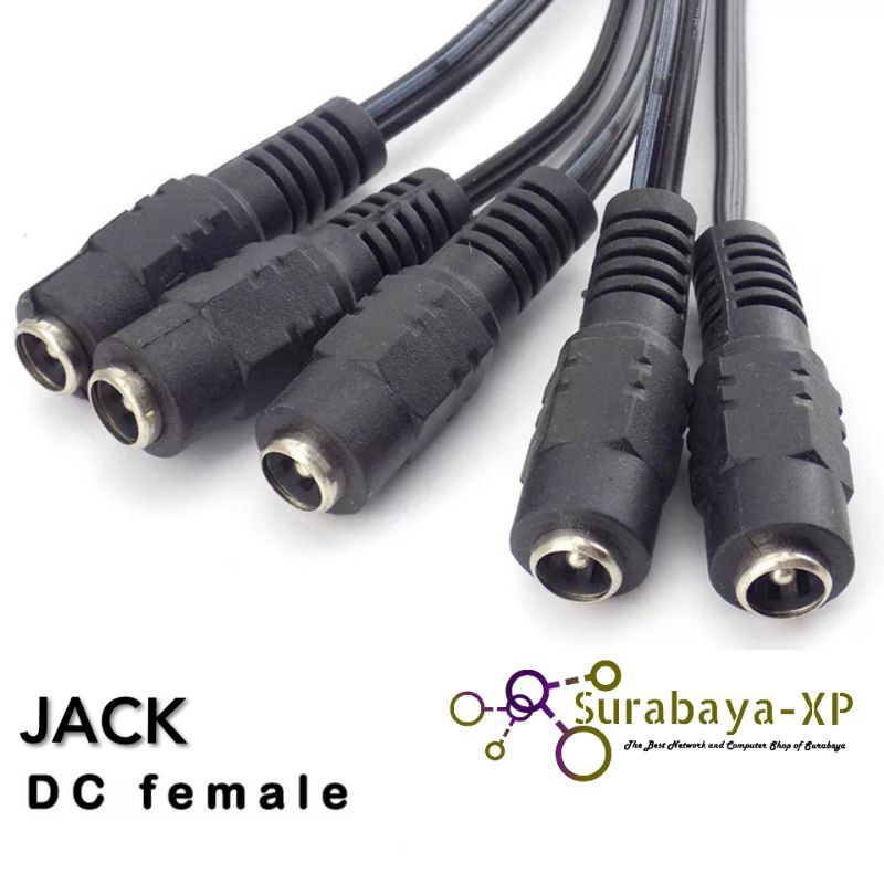 Kabel JACK DC Female untuk CCTV atau POE Router Wifi