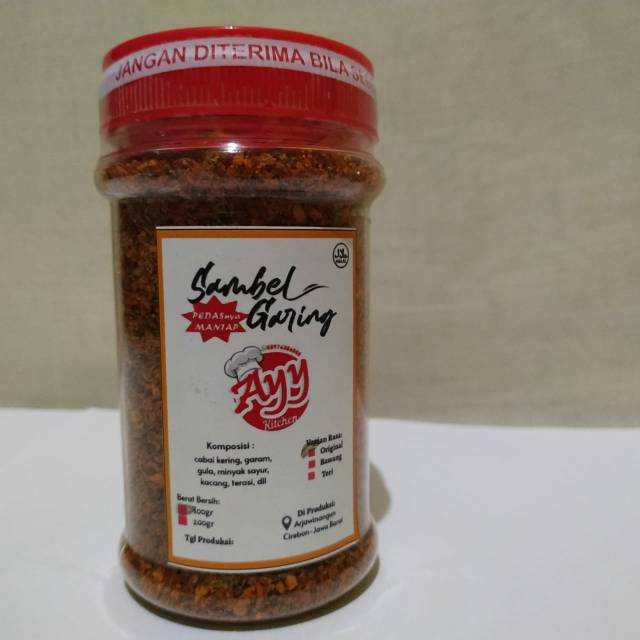 

Sambal Garing Tabur Aneka Varian, Kacang, Teri, Bawang