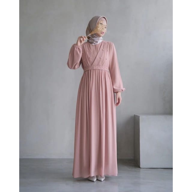 Dress MUTIARA | Gamis Dewasa | Gamis terbaru New Arrival | Zeaarabic