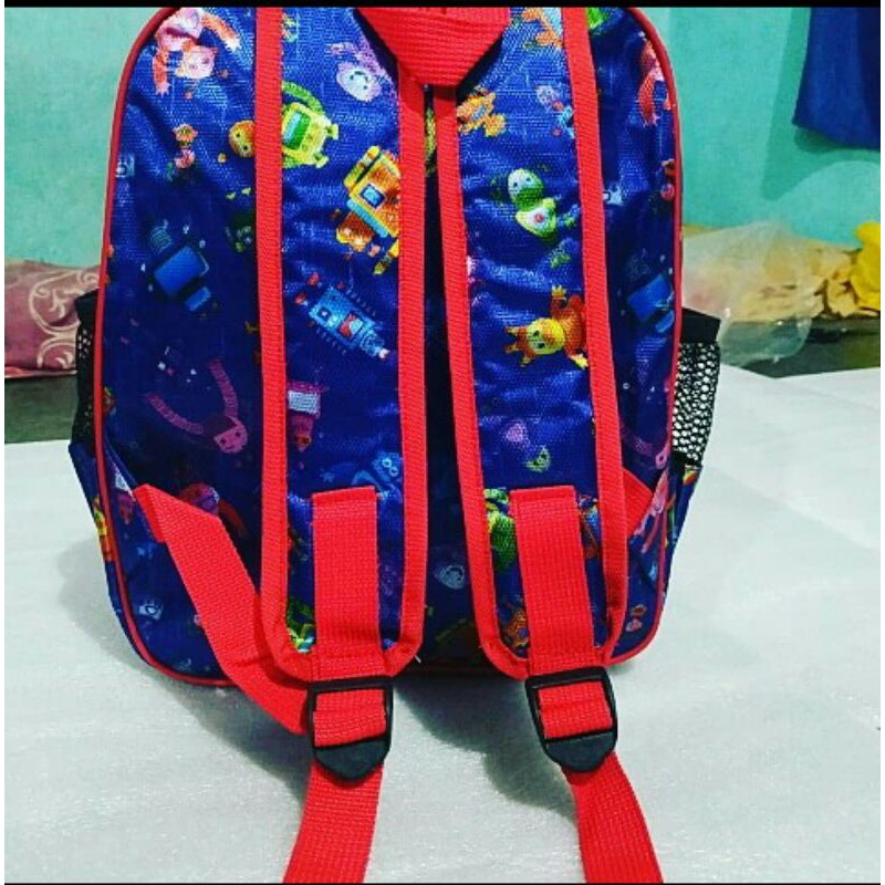 Tas murah sekolah ransel anak laki laki TK &amp; PAUD sudah ber LED model embos/ dobel &amp; berkualitas