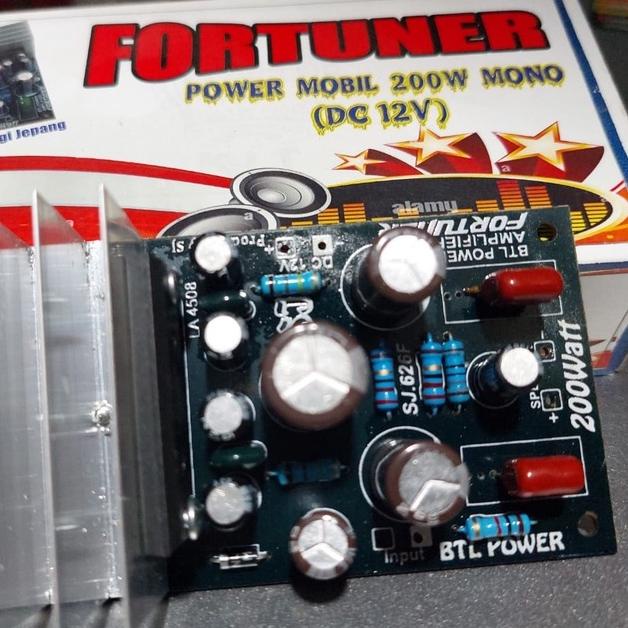 Barang Pilihan.. kit power MOBIL 12V BTL 200 WATT FORTUNER