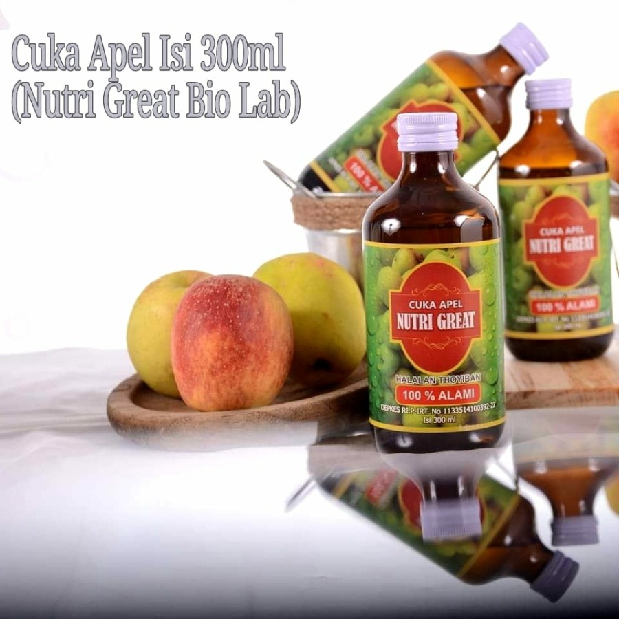 

Cuka Apel Nutri Great Apple Cider Vinegar Organik Isi 300ml