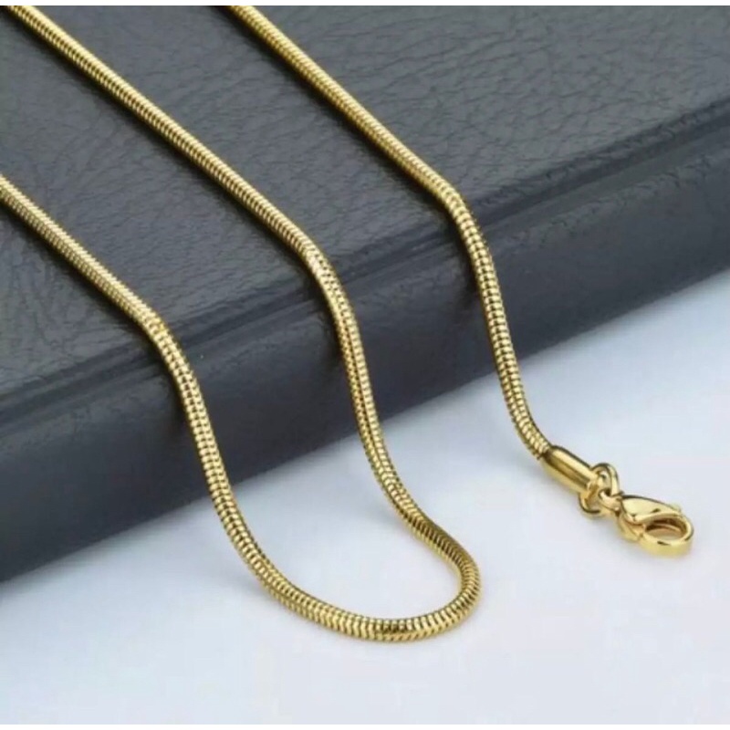 Kalung Titanium Anti Karat Emas Asli Model Terbaru Pria Keren Dan Wanita MODEL Terbaru 2021 Anti Kar