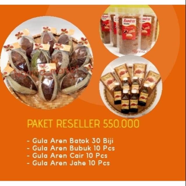 

PAKET (1) RESELLER GULA AREN LEBIH MURAH