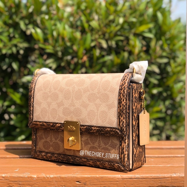 Coach Hutton SB in Signature Snake Skin