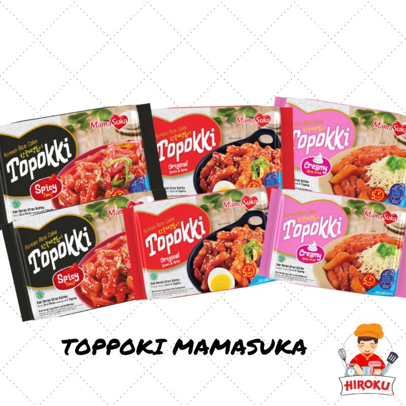 

TOPOKKI MAMASUKA Kemasan 134 g