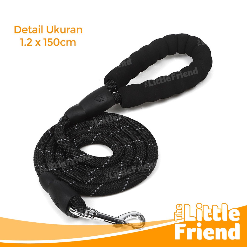 Tali Tuntun Anjing Sedang Besar/Dog Leash Panjang Bahan Nylon Tebal