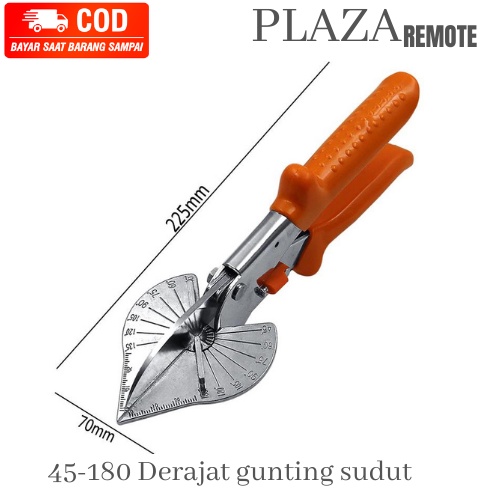 GUNTING PEMOTONG SUDUT Plastik PVC Pipa Selang adjustable 45-135 Derajat